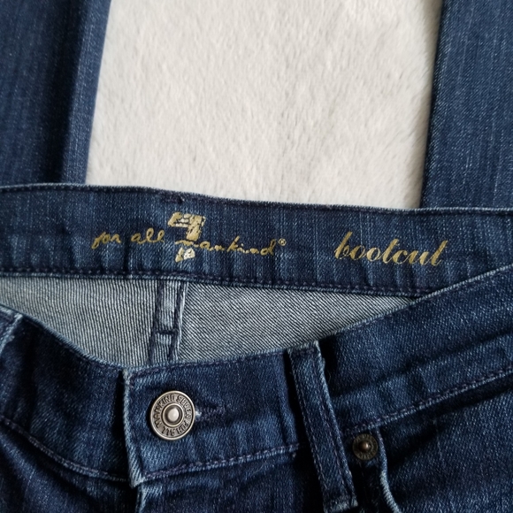 7 For All Mankind Bootcut Jamaican Braid Jean Size 28 - Picture 7 of 15
